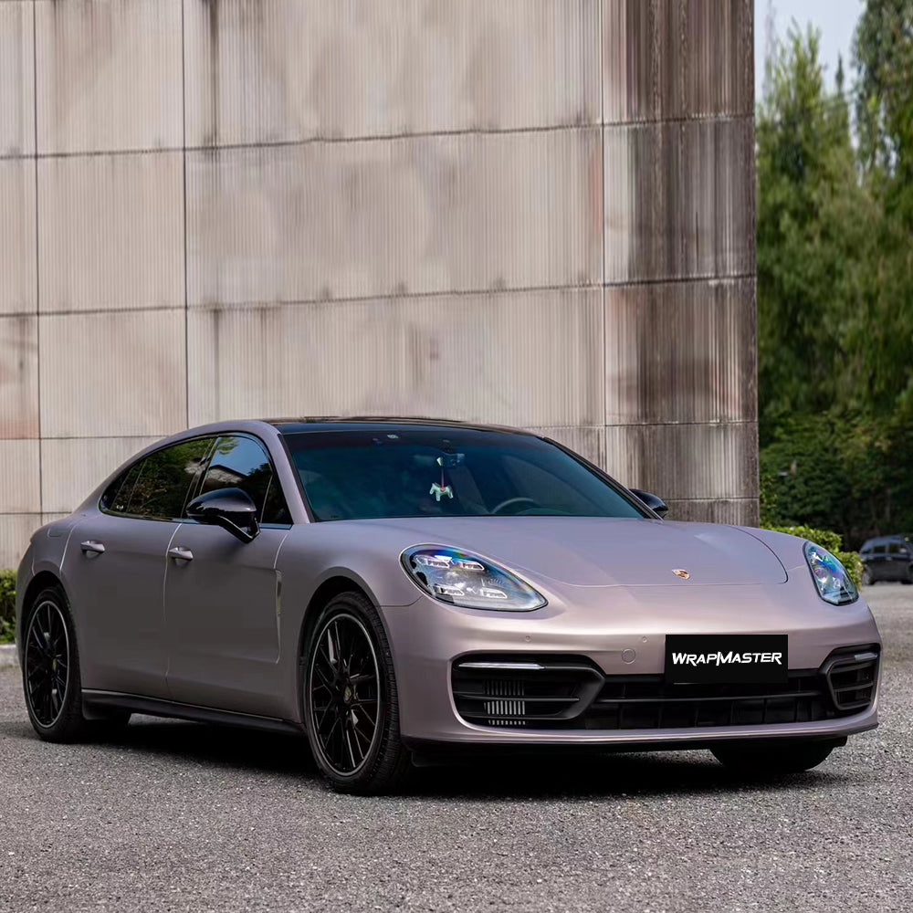 Matte Metallic Satin Dbx Purple Vinyl Wrap (PET Liner)