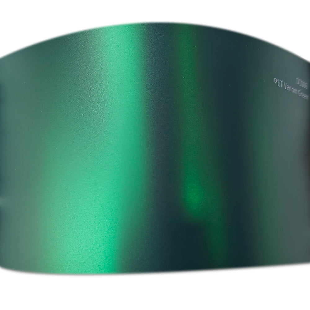 Super Chrome Metallic Vinyl Venom Green (PET Liner)
