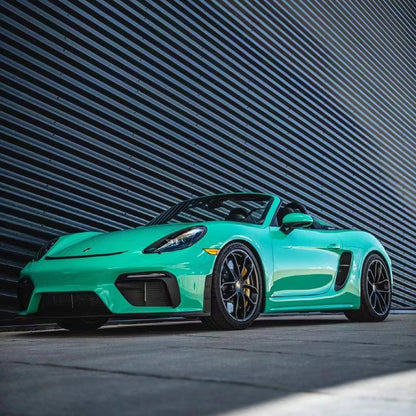 Glossy Crystal Light Green Wrap Vinyl PET Liner