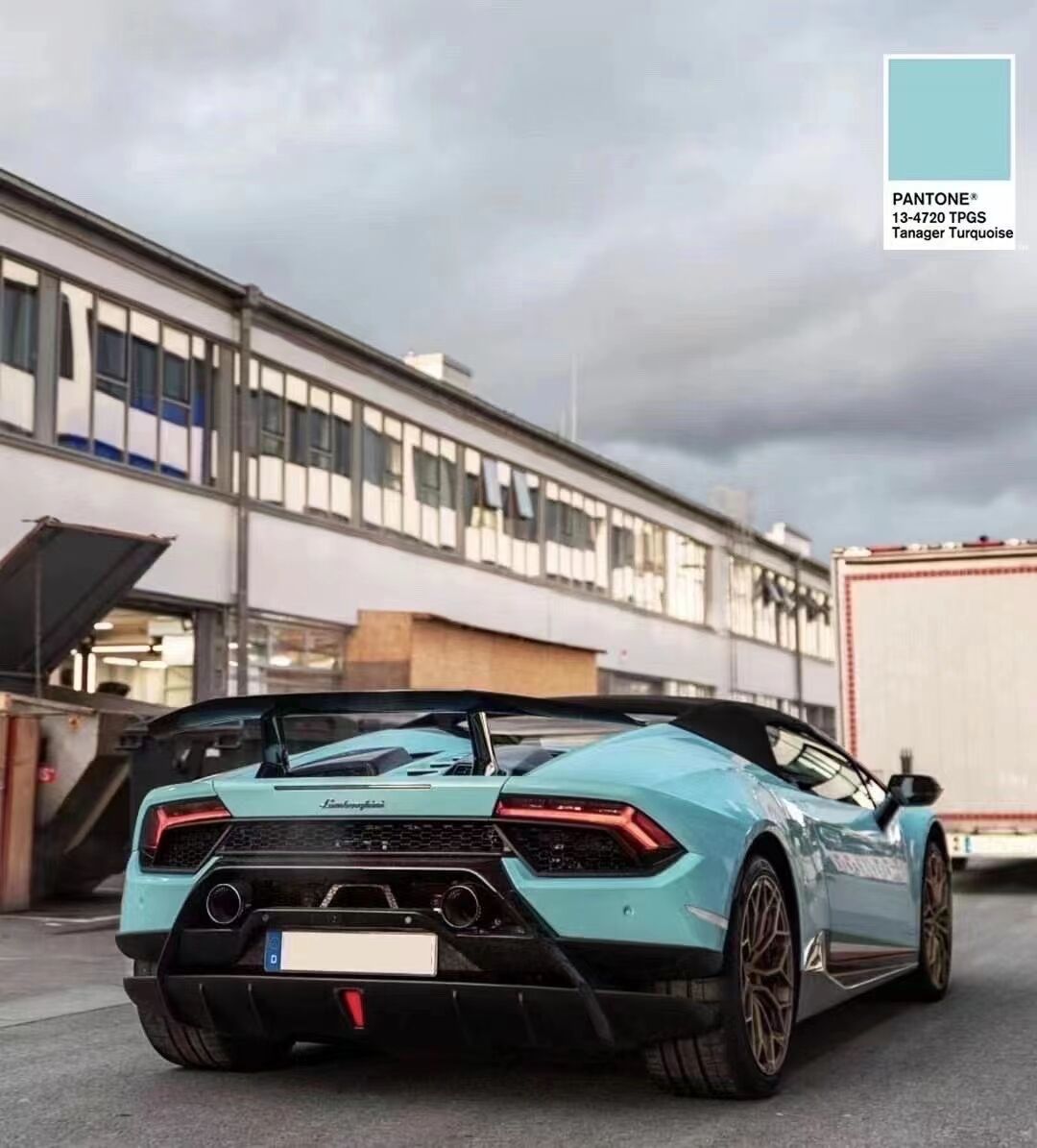 Super Gloss Tanager Blue Auto Wrappen (PET Liner)