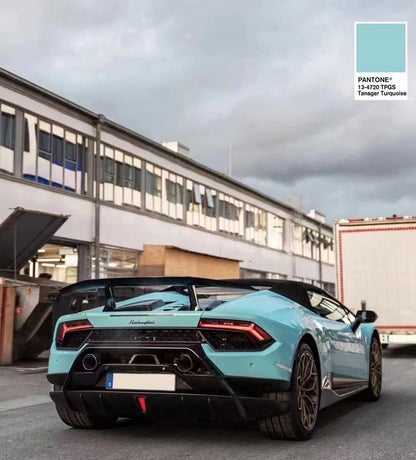 Super Gloss Tanager Blue Auto Wrappen (PET Liner)