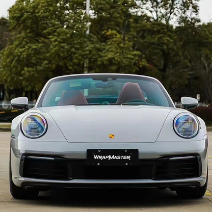 Super Gloss Porsche Metal Grey Wrap Vinyl (PET Liner)