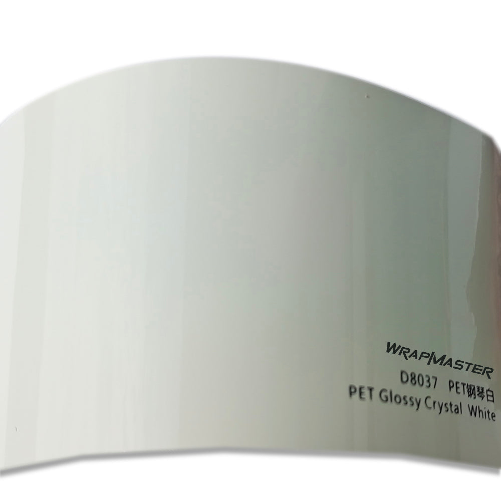 Super Gloss White Car Wrap (PET Liner)
