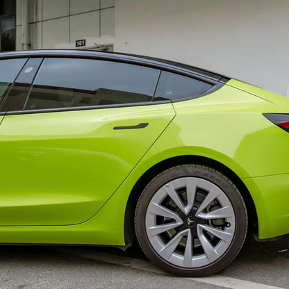 Gloss Bur Green Auto Wrap (PET Liner)