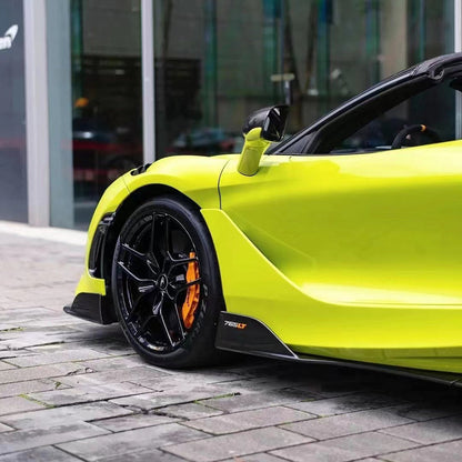Super Gloss Acid Green Vinyl Wrap Colors (PET Liner)