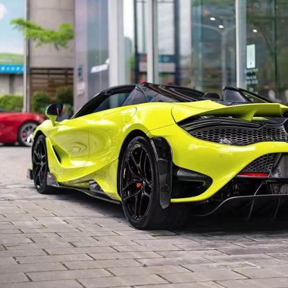Super Gloss Acid Green Vinyl Wrap Colors (PET Liner)