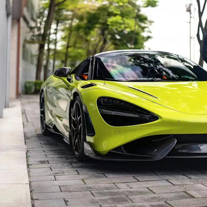 Super Gloss Acid Green Vinyl Wrap Colors (PET Liner)