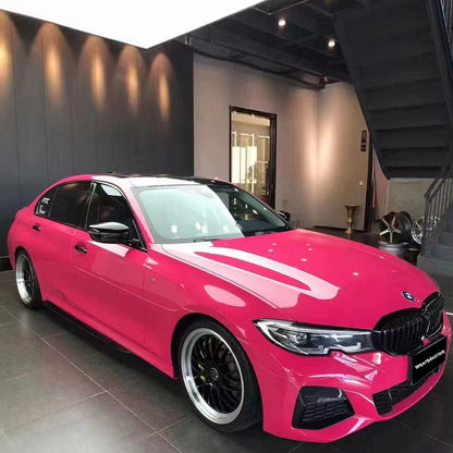 Super Gloss Strawberry Red Vinyl Wrap (PET Liner)