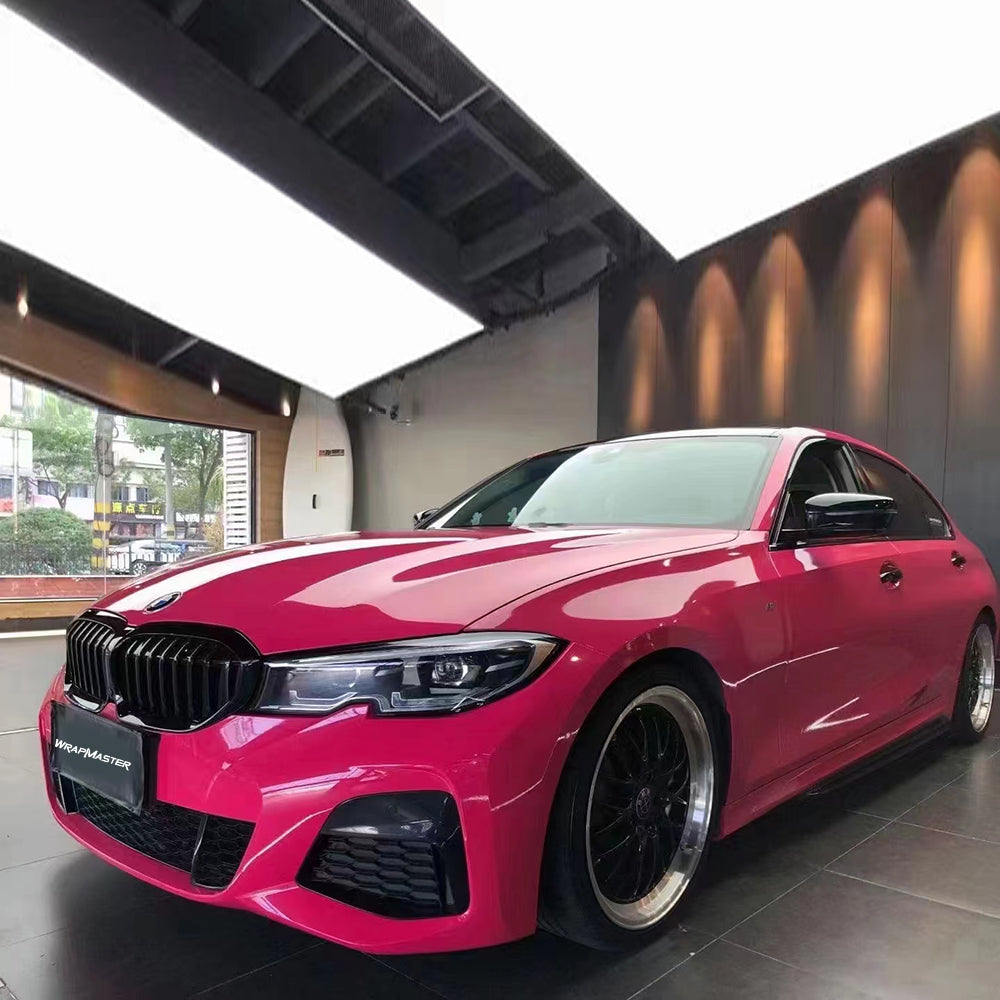 Super Gloss Strawberry Red Vinyl Wrap (PET Liner)