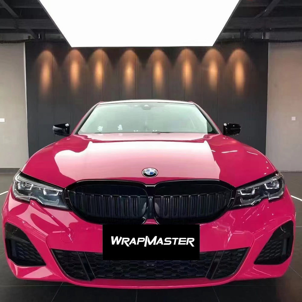 Super Gloss Strawberry Red Vinyl Wrap (PET Liner)