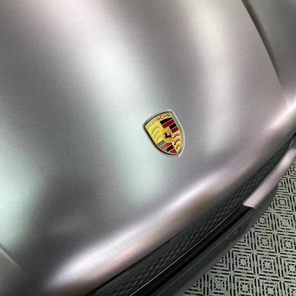 Matte Metallic Capri Purple Grey Vinyl Wrap (PET Liner)