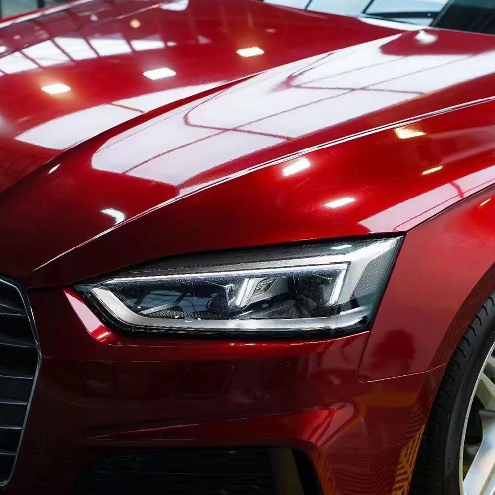 Gloss Metallic Cherries Red Vehicle Vinyl Wrap Colors (PET Liner)