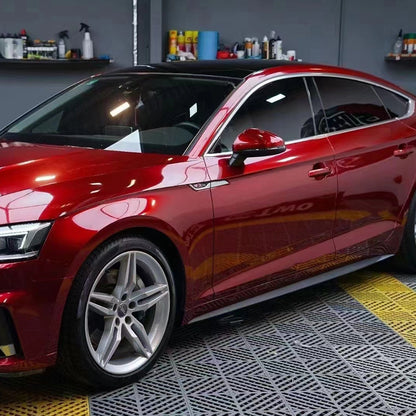 Gloss Metallic Cherries Red Vehicle Vinyl Wrap Colors (PET Liner)