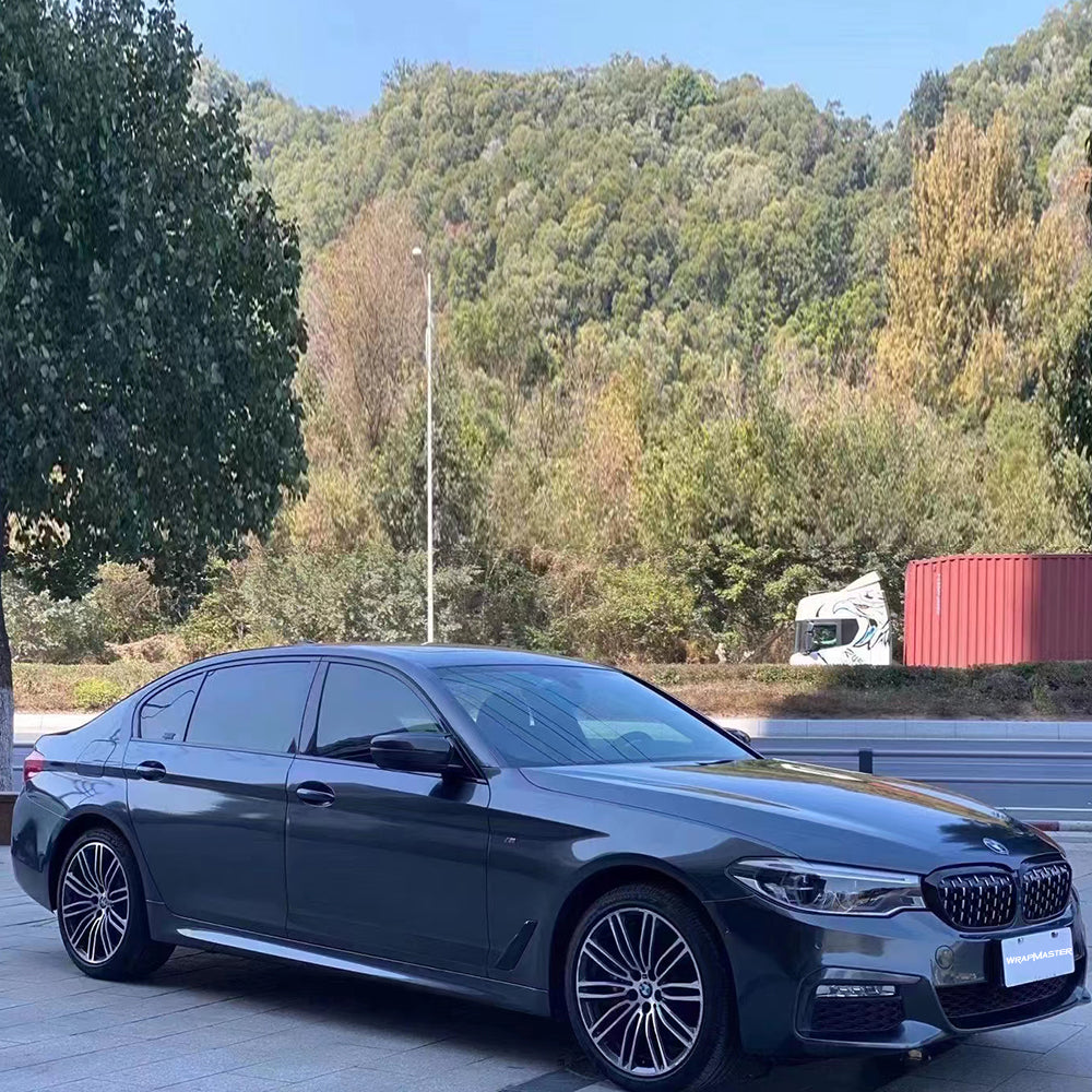 Gloss Metallic Grey Wrap (PET Liner)