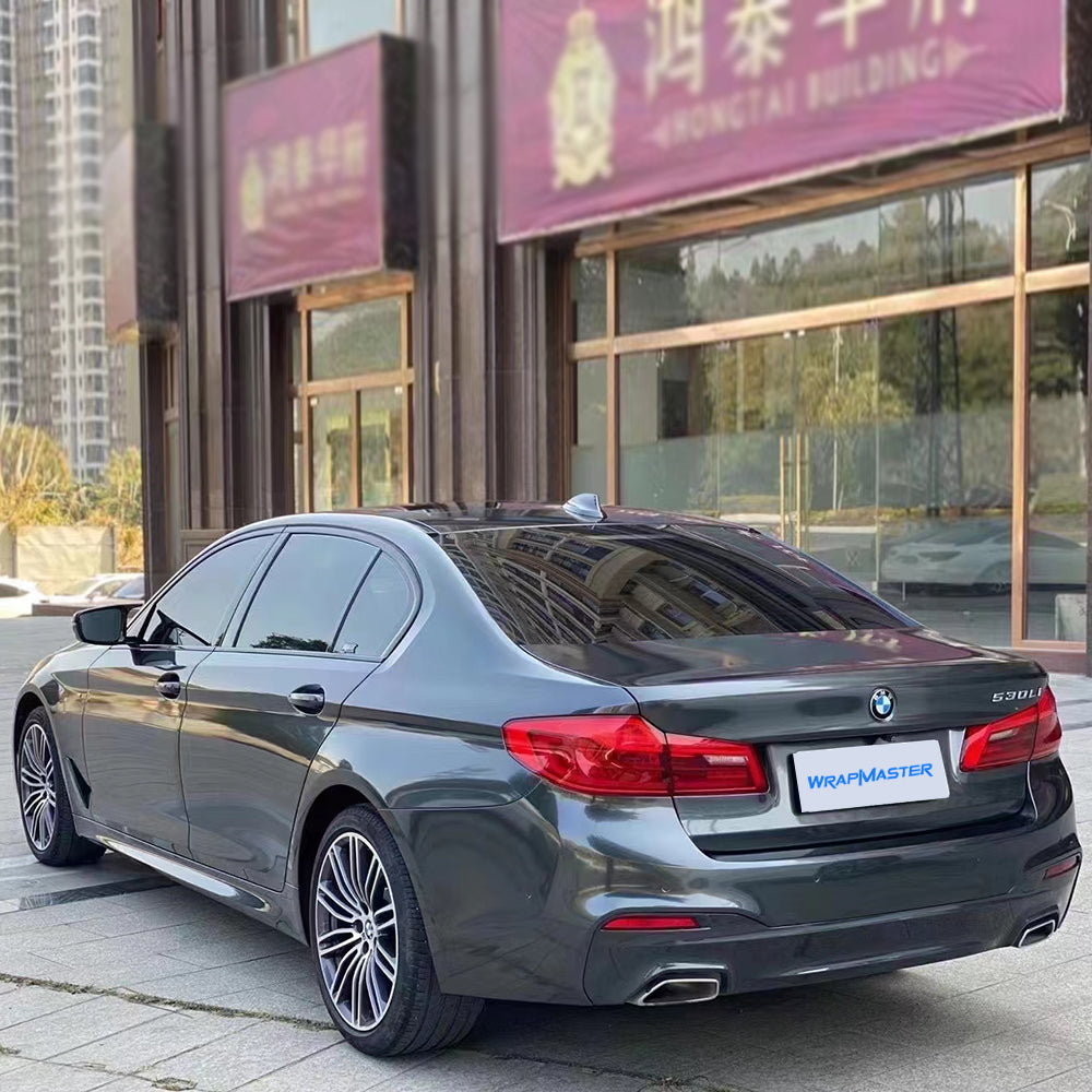 Gloss Metallic Grey Wrap (PET Liner)