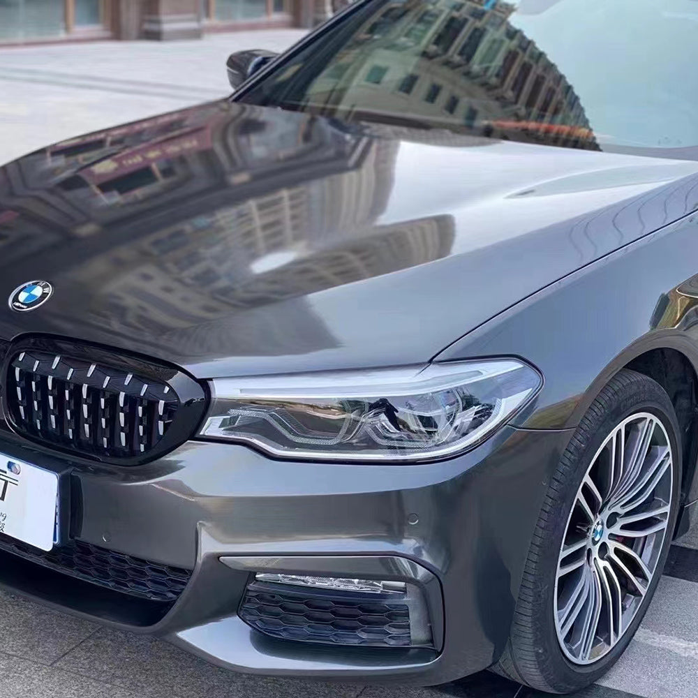 Gloss Metallic Grey Wrap (PET Liner)