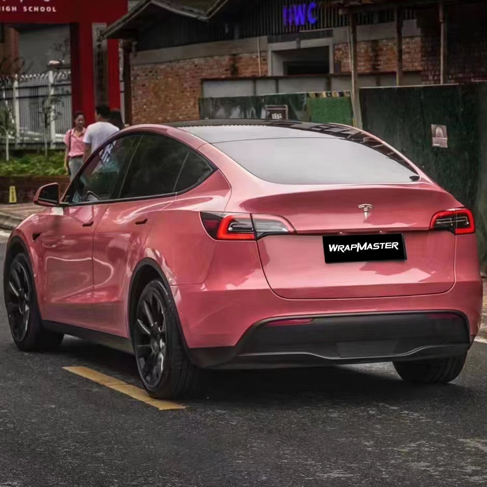 Gloss Morganite Red Car Wrap (PET Liner)