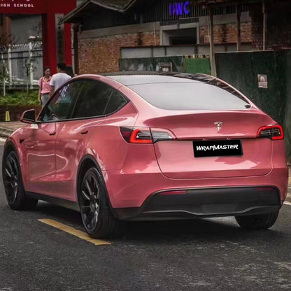 Gloss Morganite Red Car Wrap (PET Liner)
