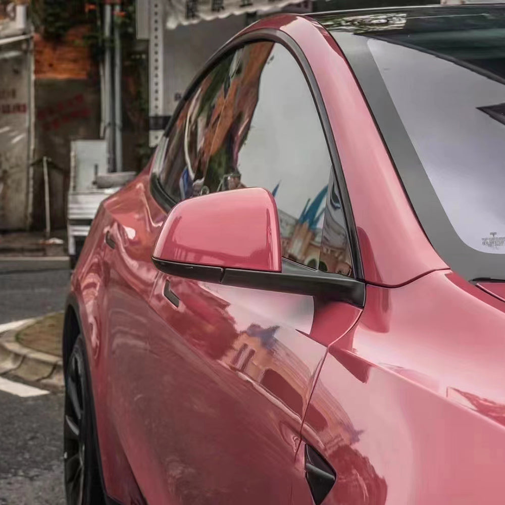 Gloss Morganite Red Car Wrap (PET Liner)