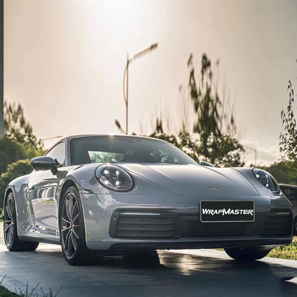 Gloss Porsche Polar Grey Car (PET Liner)