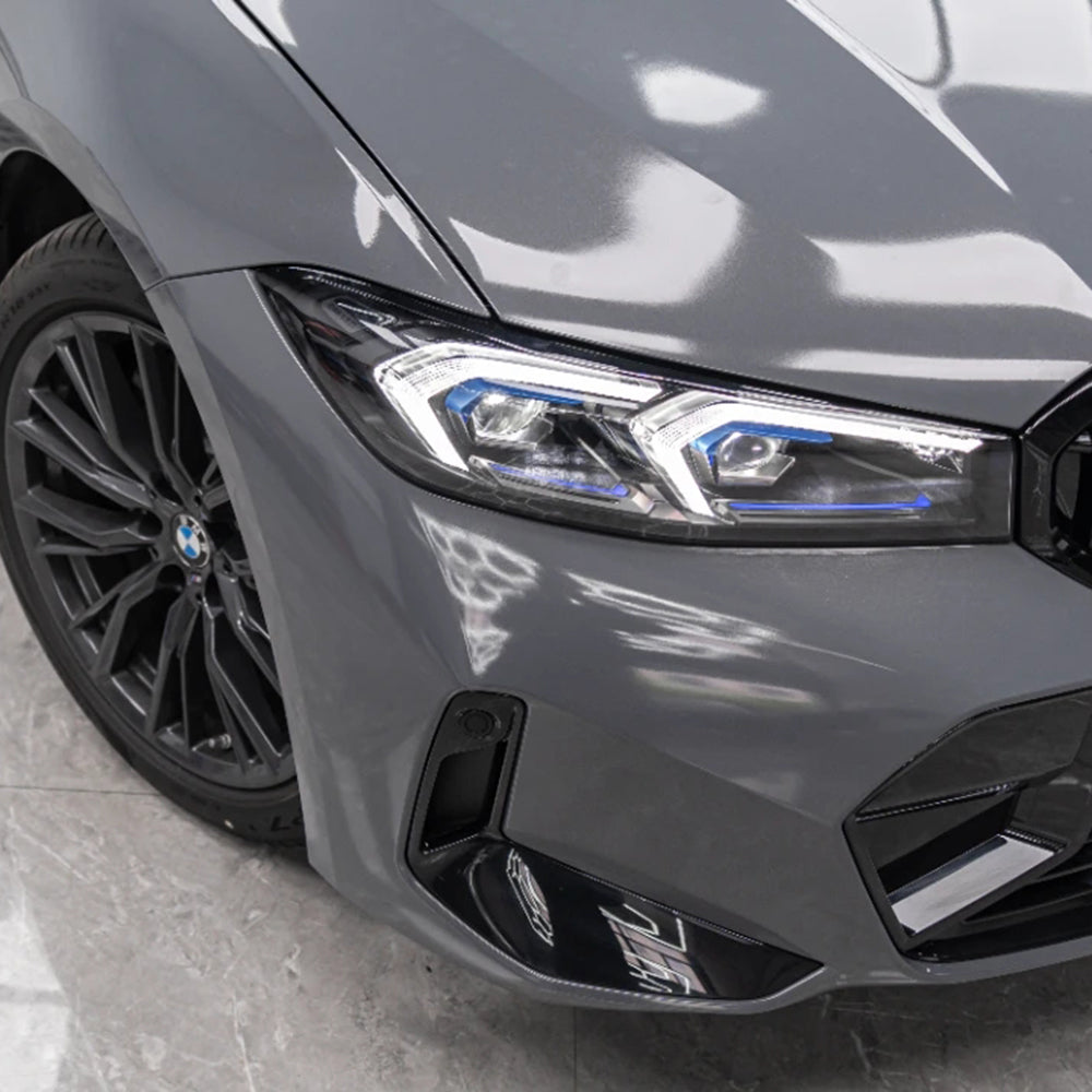 Gloss Metallic Jasper Grey Wrap (PET Liner)