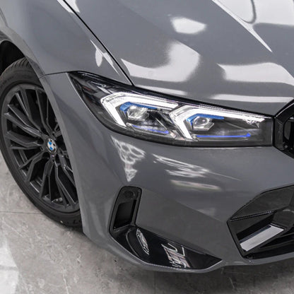 Gloss Metallic Jasper Grey Wrap (PET Liner)