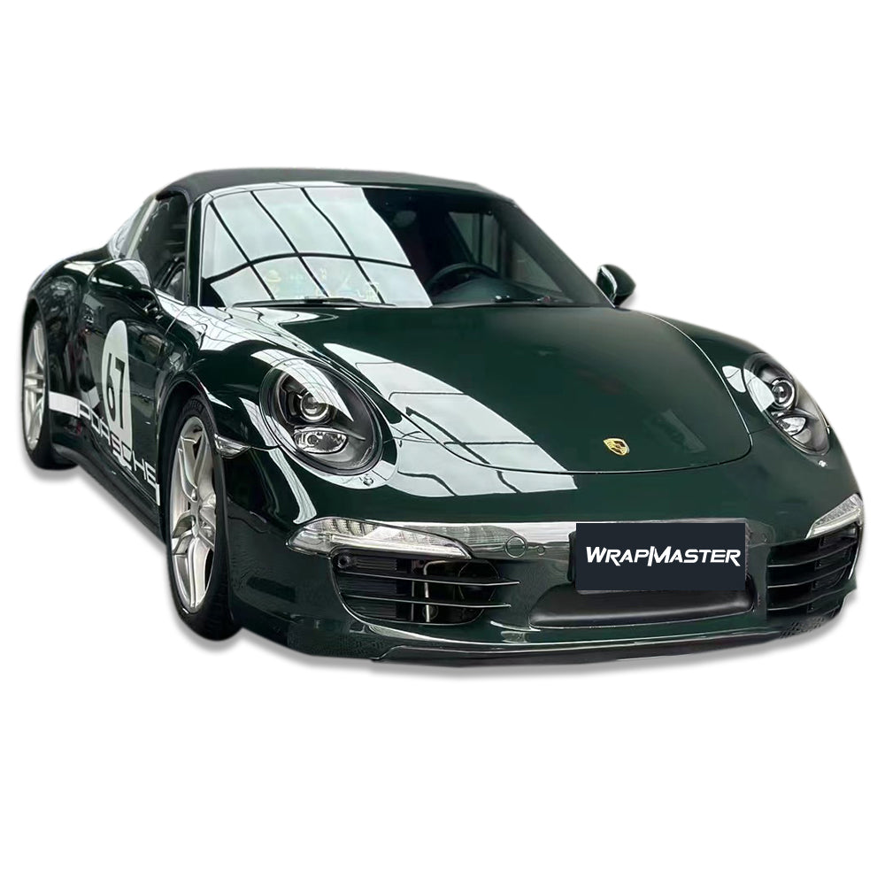 Gloss Brewster Green Vinyl Wrap (PET Liner)