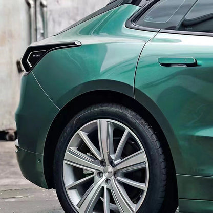 Gloss Liquid Metallic Green Vinyl Wrap (PET Liner)