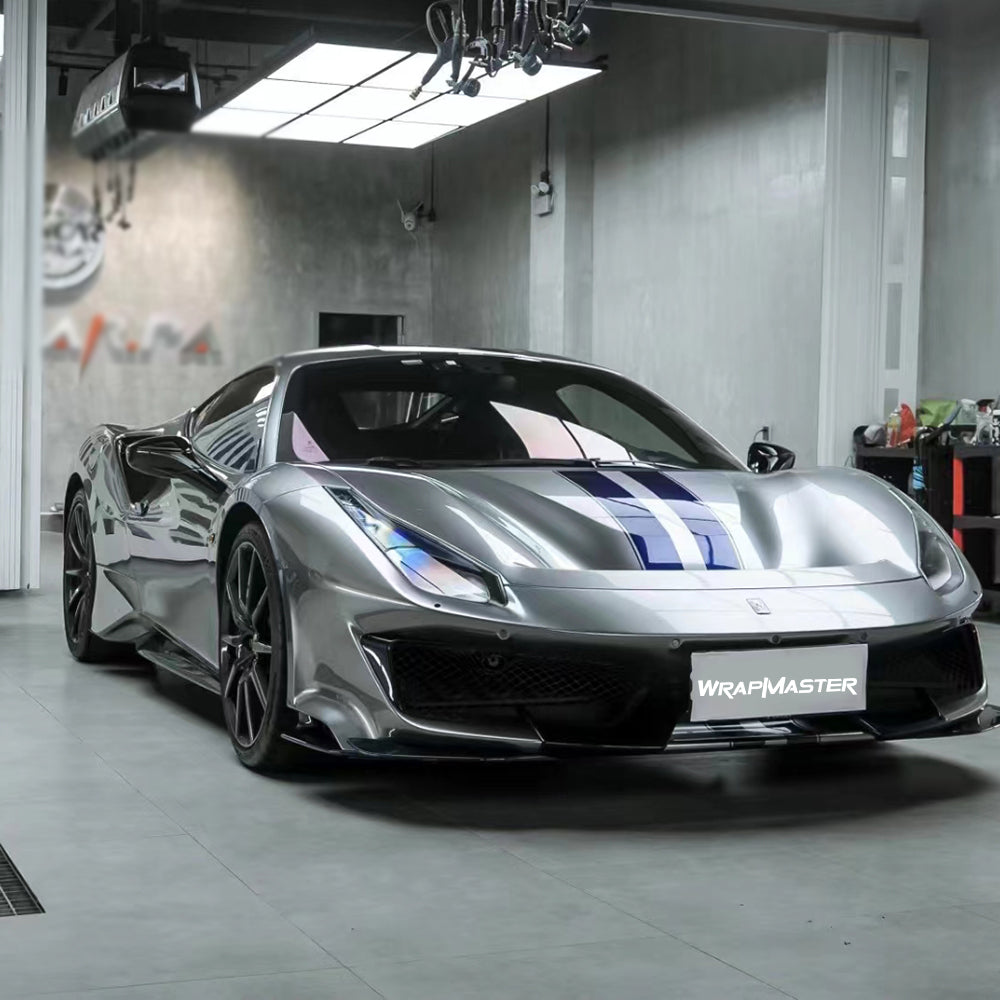 Liquid Metallic Silver Car Wrap