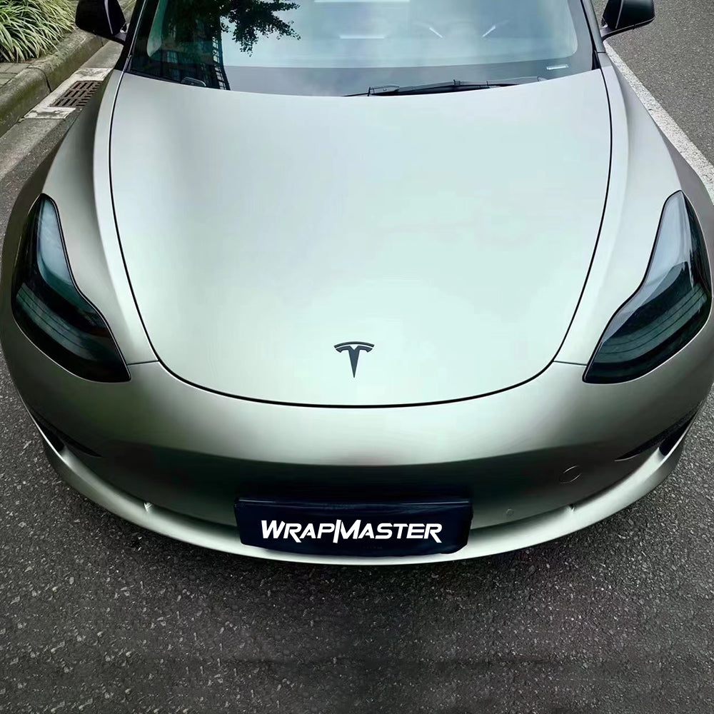 Ultral Matte Metal Vinyl Wrap (PET Liner)