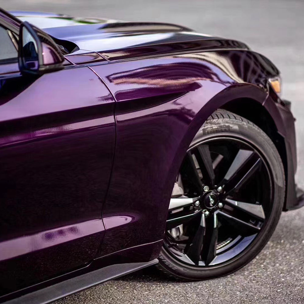 Gloss Paint Metallic Midnight Purple Vehicle Wrap Vinyl