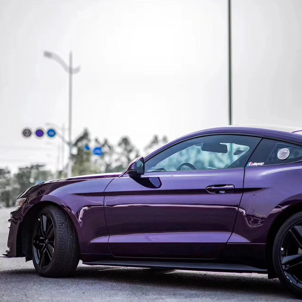Gloss Metallic Vehicle Vinyl Wrap Midnight Purple (PET Liner)