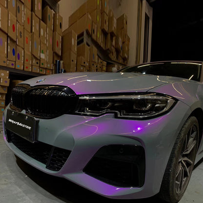 Twin Color Shift Wrap Grey Purple (PET Liner)