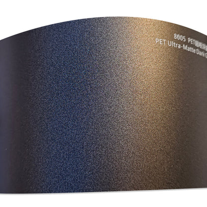Ultral Matte Metal Dark Grey Cool Car Wraps (PET Liner)