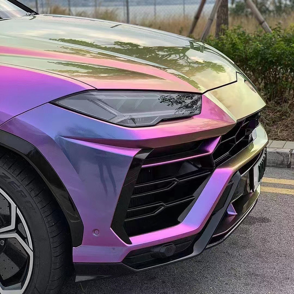 Super Chameleon Purple Gold Green Red Wrap (PET Liner)
