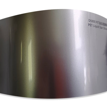 Gloss Liquid Metallic Silver Wrap (PET Liner)