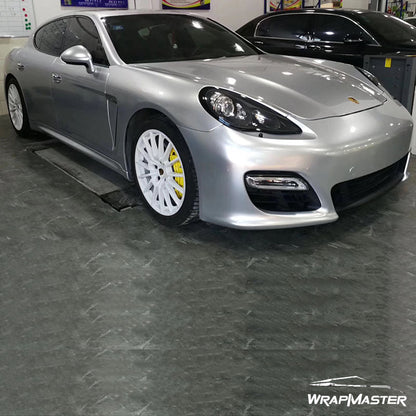 Gloss Metallic Silver Vinyl (PET Liner)