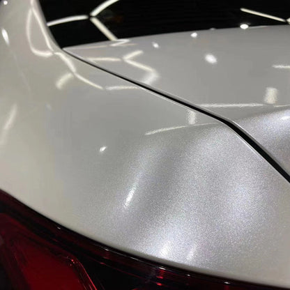 Gloss Metallic White Wrap (PET Liner)