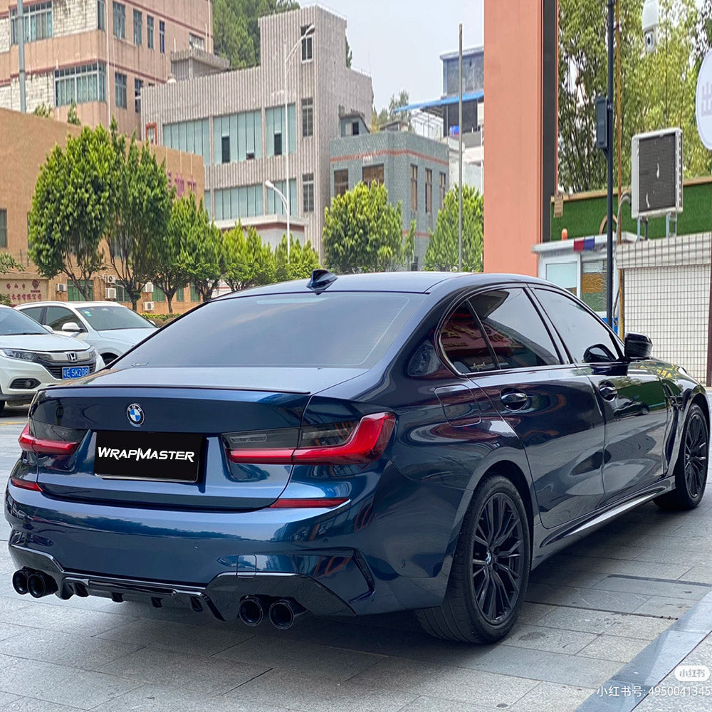 Gloss Paint Metallic Midnight Blue Car Wrap