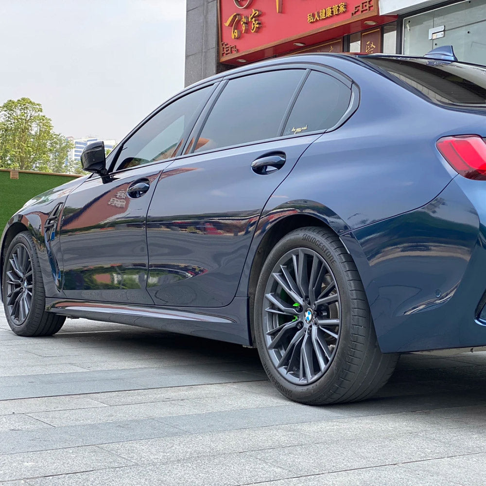 Gloss Paint Metallic Midnight Blue Car Wrap
