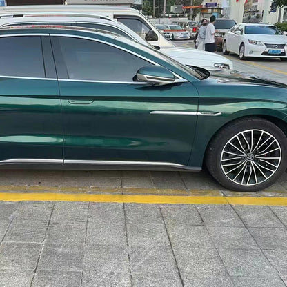 Gloss Metallic Qianshan Green Wraps (PET Liner)