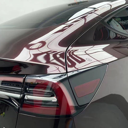 Gloss Metallic Tourmalie Red Vinyl Car Wrap (PET Liner)
