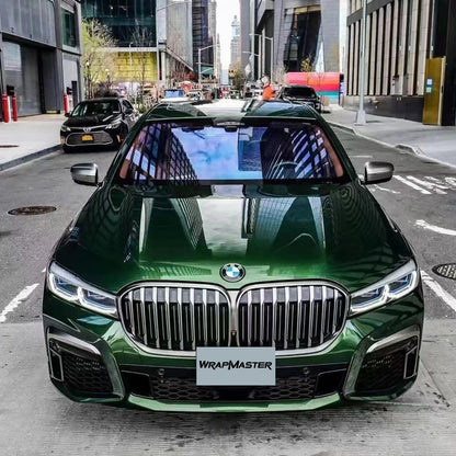 Gloss Metallic Blackish Green Vehicle Vinyl Wrap (PET Liner)
