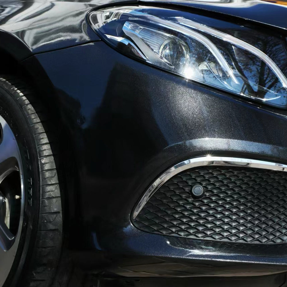 Gloss Metallic Black Vehicle Wraps (PET Liner)