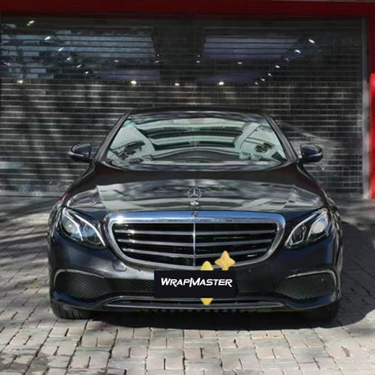Gloss Metallic Black Vehicle Wraps (PET Liner)