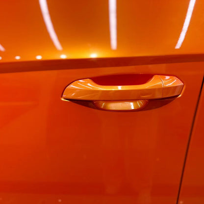 Gloss Metallic Racing Golden Orange Vinyl (PET Liner)