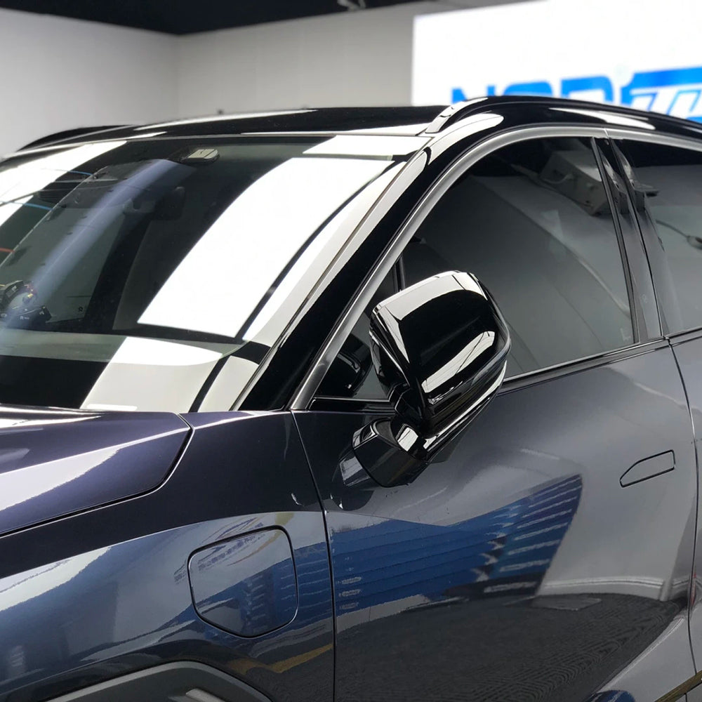 Gloss Metallic Njstar Blue Vehicle Wrap (PET Liner)
