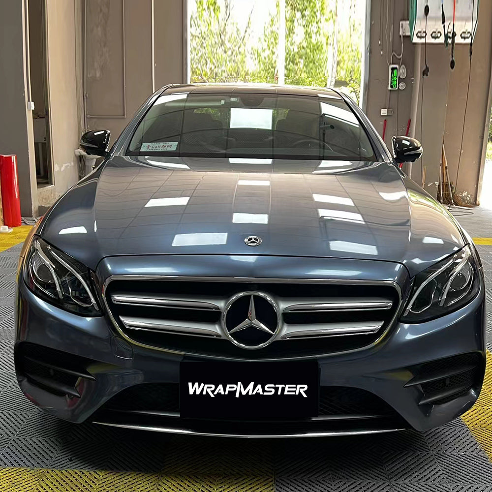 Gloss Metallic Byron Bay Blue Vehicle Wrap (PET Liner)