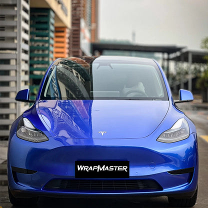 Gloss Metallic Portimand Blue Vehicle Wrap (PET Liner)