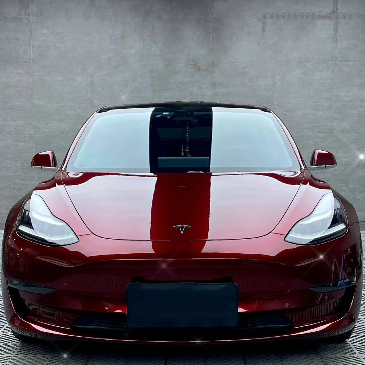 Gloss Metallic Cherry Dark Red Vehicle Vinyl Wrap Colors (PET Liner)